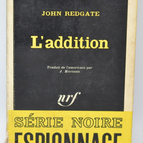 L'addition - John Redgate - 1968 - livre