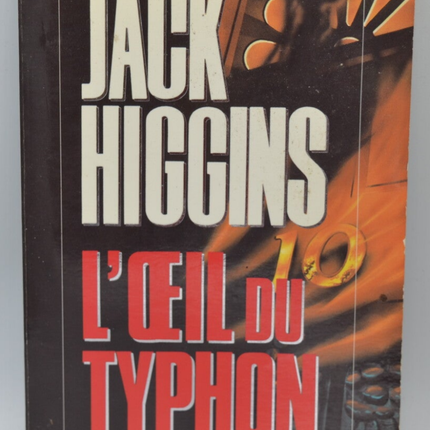 L'oeil du typhon - Jack Higgins - 1993 - livre
