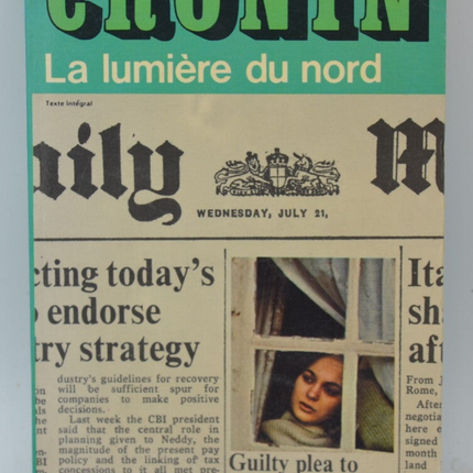 La lumière du nord - Cronin - 1980 - livre