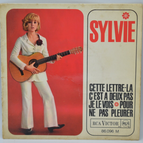 Dieser Brief ist zwei Schritte entfernt, ich sehe ihn, um nicht zu weinen – Sylvie Vartan – 45 U/min-Vinylplatte