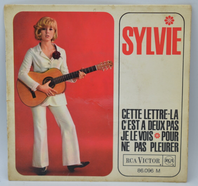 Dieser Brief ist zwei Schritte entfernt, ich sehe ihn, um nicht zu weinen – Sylvie Vartan – 45 U/min-Vinylplatte