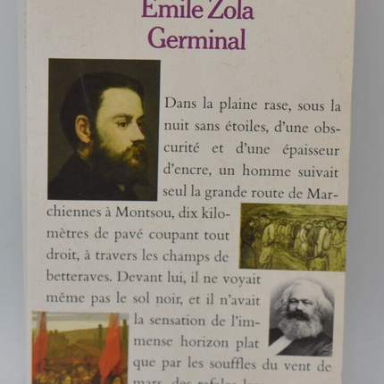 Germinal - Emile Zola - 1990 - livre