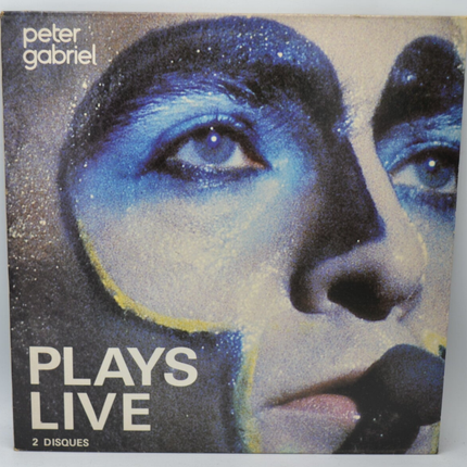 Plays Live Peter Gabriel - 33 rpm vinyl record
