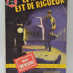 Le Noir est de rigueur - Ben Benson - 1956 - livre
