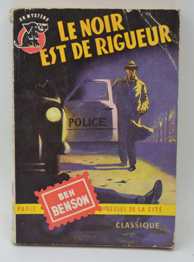 Le Noir est de rigueur - Ben Benson - 1956 - livre