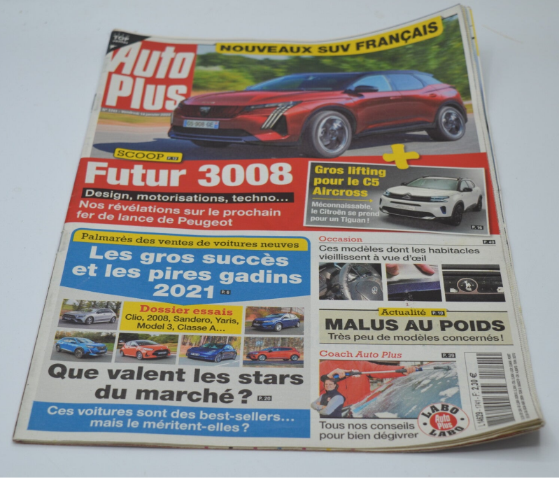 Futur 3008 - Auto plus - n°1741 - A. 2022 - revue - voiture
