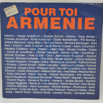 Für dich, Armenien – Aznavour Association – 45 U/min Vinyl-Schallplatte