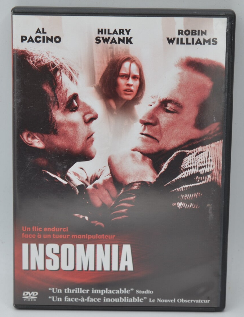 Insomnia – Al Pacino – Robin Williams – DVD – Thriller