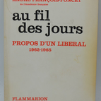 Im Laufe der Tage, Worte eines Liberalen - André François Poncet - 1966 - Buch
