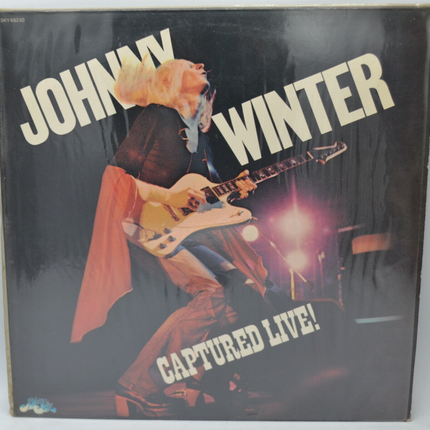 Captured Live Johnny Winter - 33 rpm vinyl record