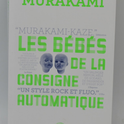 Les bébés de la consigne automatique - Haruki Murakami - 2023 - livre