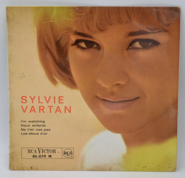 Ich beobachte zwei Kinder – Don’t Go Away – Les Clous d’Or – Sylvie Vartan – 45-U/min-Vinyl-Schallplatte