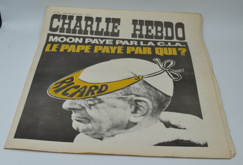 Charlie Hebdo N° 272 - Moon Paye Par La Cia? Le Pape Paye Par Qui ? - 29-01-1976 - livre magazine