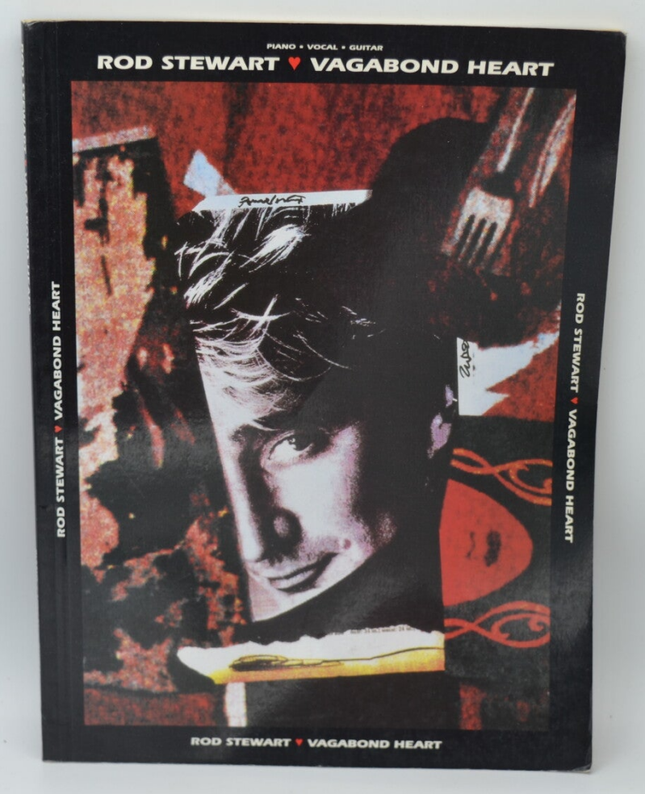 Vagabond Heart Klavier Gesang Gitarre - Rod Stewart - 1991 - Buch Partitur