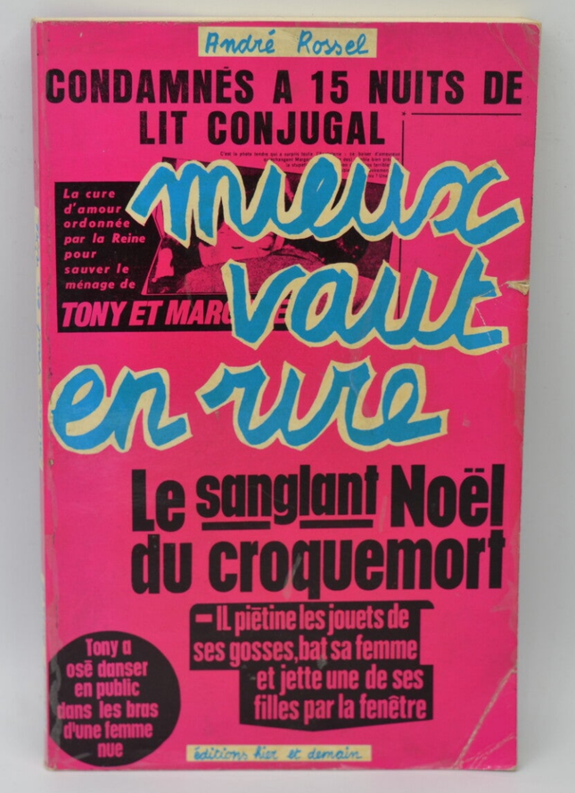 Besser darüber lachen - André Rossel - 1977 - Buch