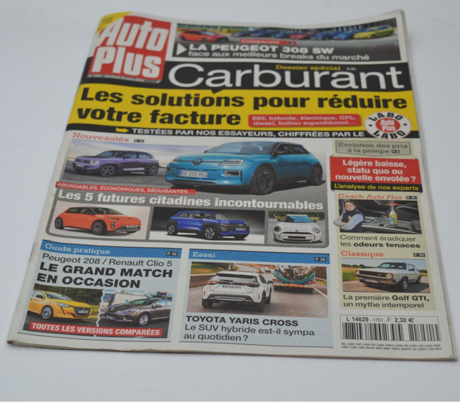 Peugeot 308 SW Carburant réduire la facture - Auto plus - n°1751 - A. 2022 - revue - voiture