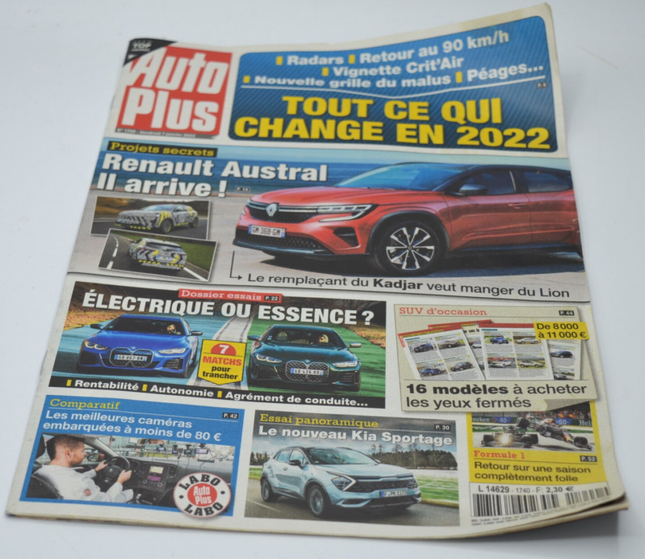 Tout ce qui change en 2022 Renault Austral - Auto plus - n°1740 - A. 2022 - revue - voiture