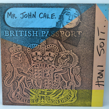 British Passport honored by John Cale - 33 rpm vinyl record