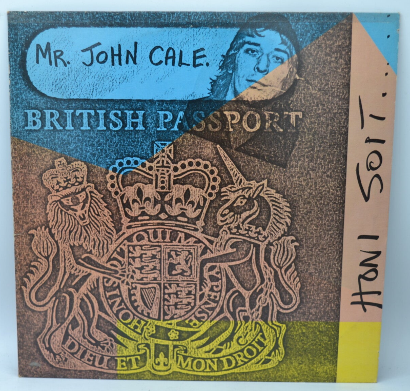 Britischer Pass von John Cale geehrt – 33 U/min Vinyl-Schallplatte