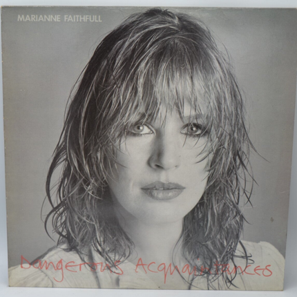 Dangerous Acquaintances Marianne Faithfull - 33 rpm vinyl record