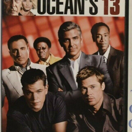 dvd ocean's 13 Ocean's thirteen George Clooney, Brad Pitt, Matt Damon - Al Pacino - Thriller