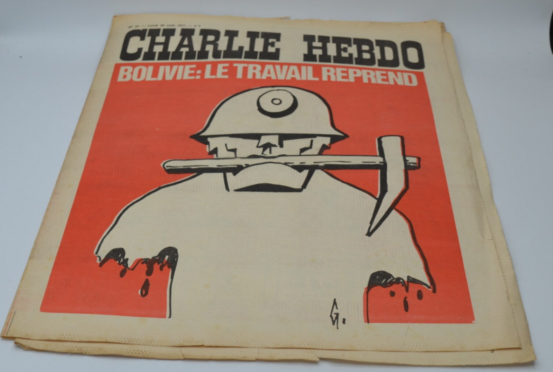 Charlie Hebdo N° 41 - Bolivie Le Travail Reprend - 30-08-1971 - livre magazine