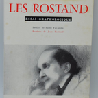 Les Rostand Essai Graphologique - Jacqueline Grossin - 1969 - livre