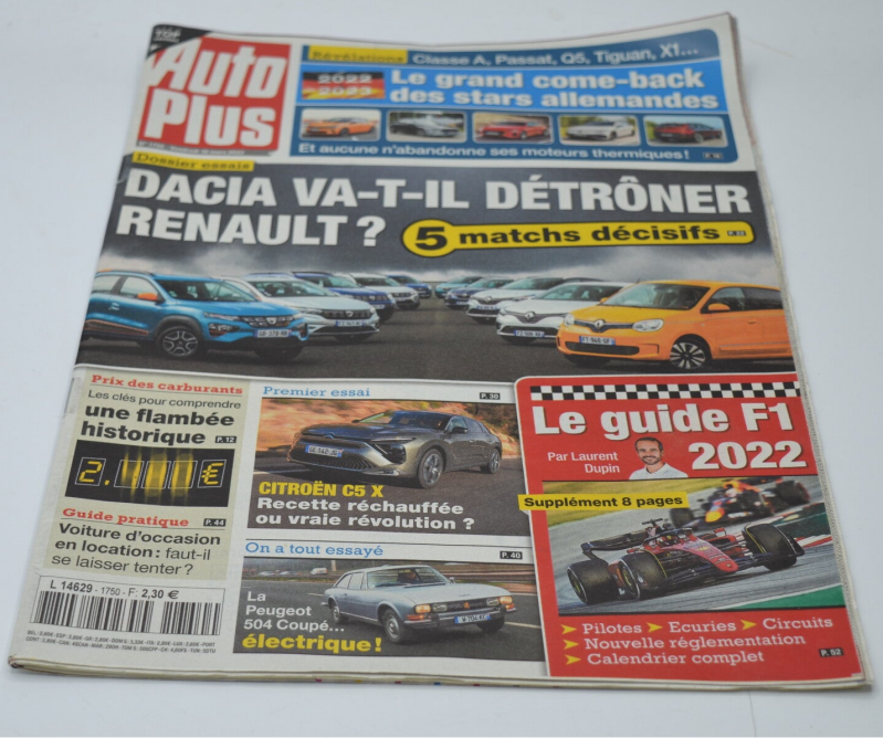 Dacia va t il détrôner Renault ? - Auto plus - n°1750 - A. 2022 - revue - voiture