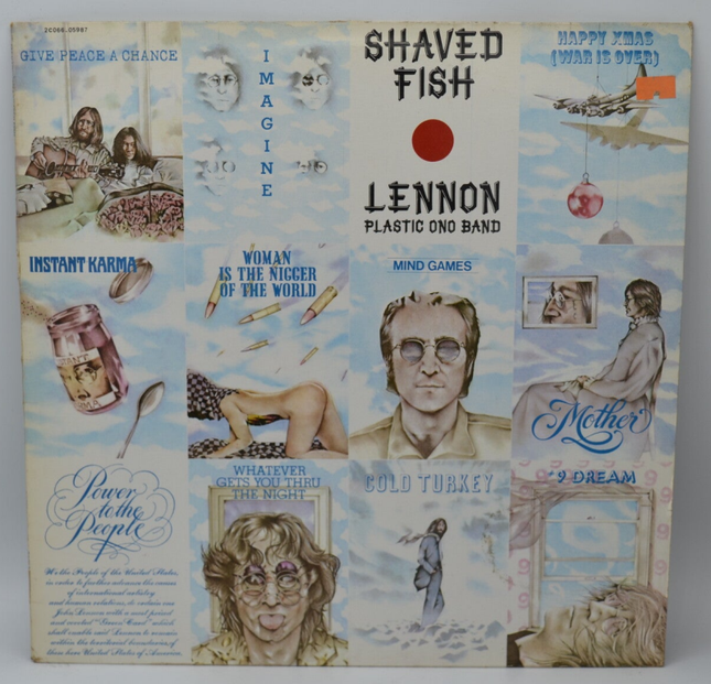 Shaved Fish plastic ono band John Lennon - 33 rpm vinyl record