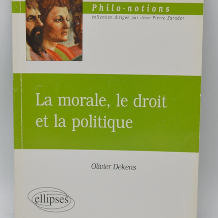 Moral, Recht und Politik - Olivier Dekens - 2001 - Buch