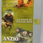 Les larmes du soleil - La chute du Faucon Noir - Anzio - Bruce Willis Monica Bellucci Cole Hauser - coffret 3 Dvd - DVD guerre