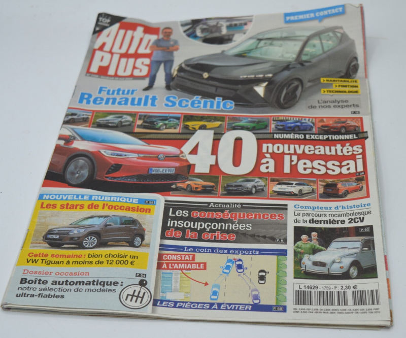 40 neue Modelle zum Testen. Renault Scenic der Zukunft - Auto plus - Nr. 1759 - A. 2022 - Testbericht - Auto