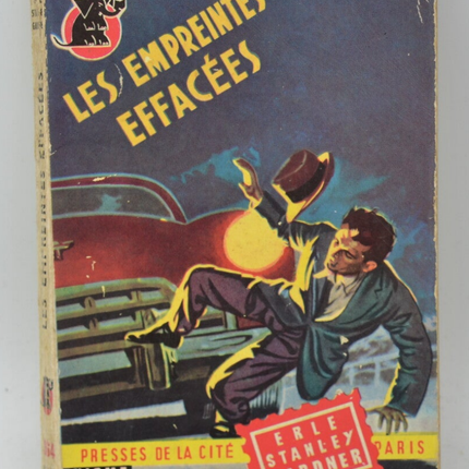 Les empreintes effacées - Erle Stanley Gardner - 1957 - livre
