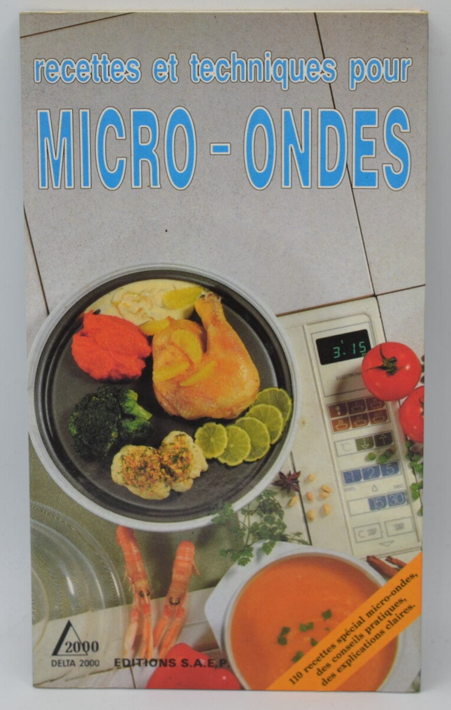 Mikrowellenrezepte und -techniken – Alain Saulnier – 1990 – Buch