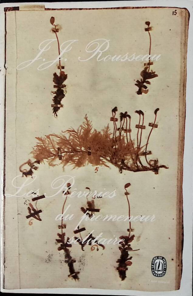 Les rêveries du promeneur solitaire - Jean-Jacques Rousseau - 1972 - livre