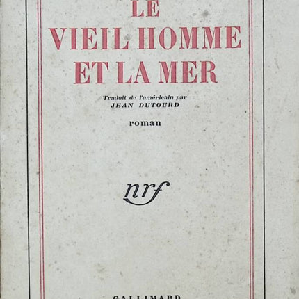 Der alte Mann und das Meer - Ernest Hemingway - 1953 - Buch