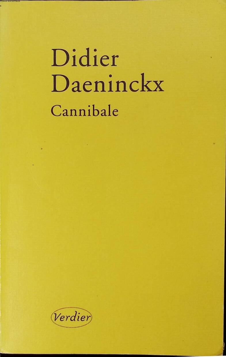 Cannibale - Didier Daeninckx - 1998 - livre