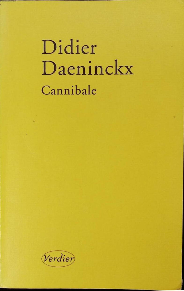 Cannibal - Didier Daeninckx - 1998 - book