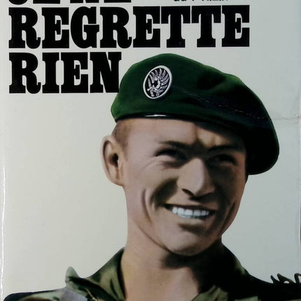 I regret nothing - Pierre Sergent - 1972 - book