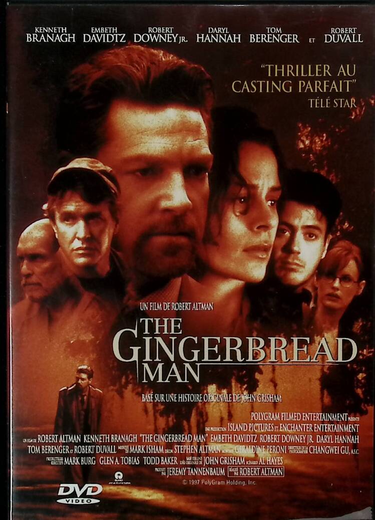 The Gingerbread Man - Kenneth Branagh Robert Downey JR - Thriller DVD