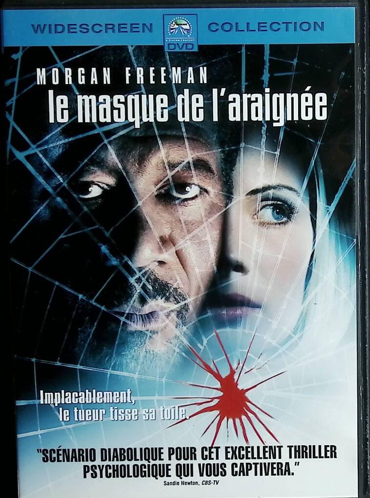 Le Masque de l'araignée - Morgan Freeman - DVD thriller