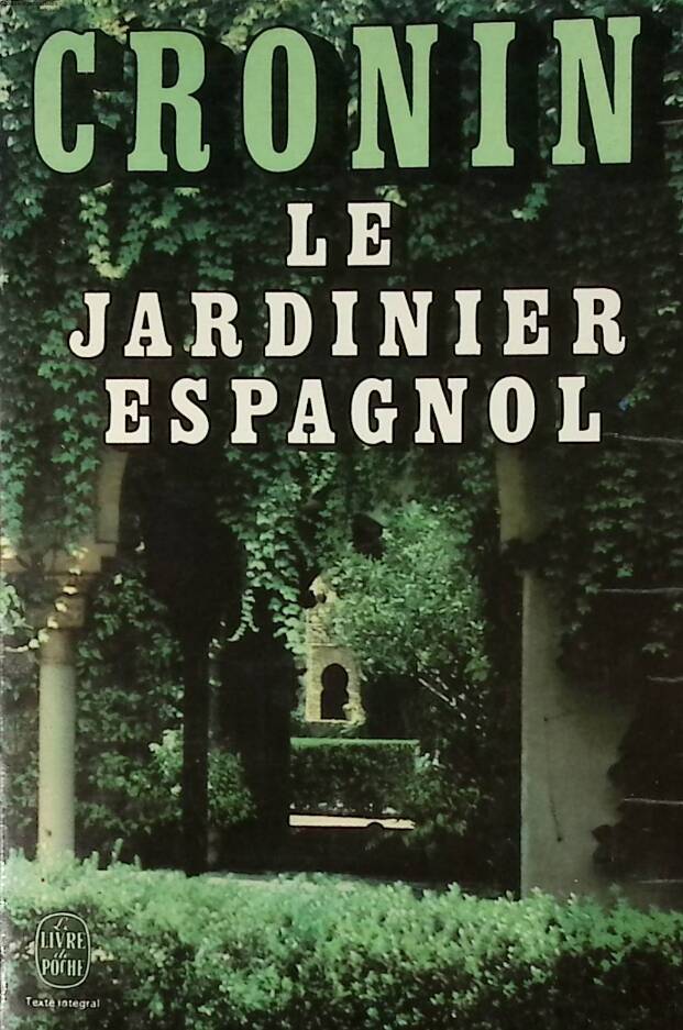The Spanish Gardener - Cronin - 1973 - book