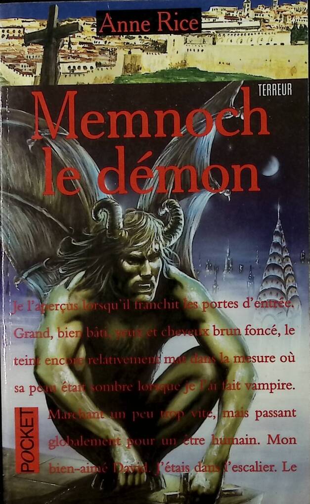 Memnoch le démon - Anne Rice - 1998 - livre