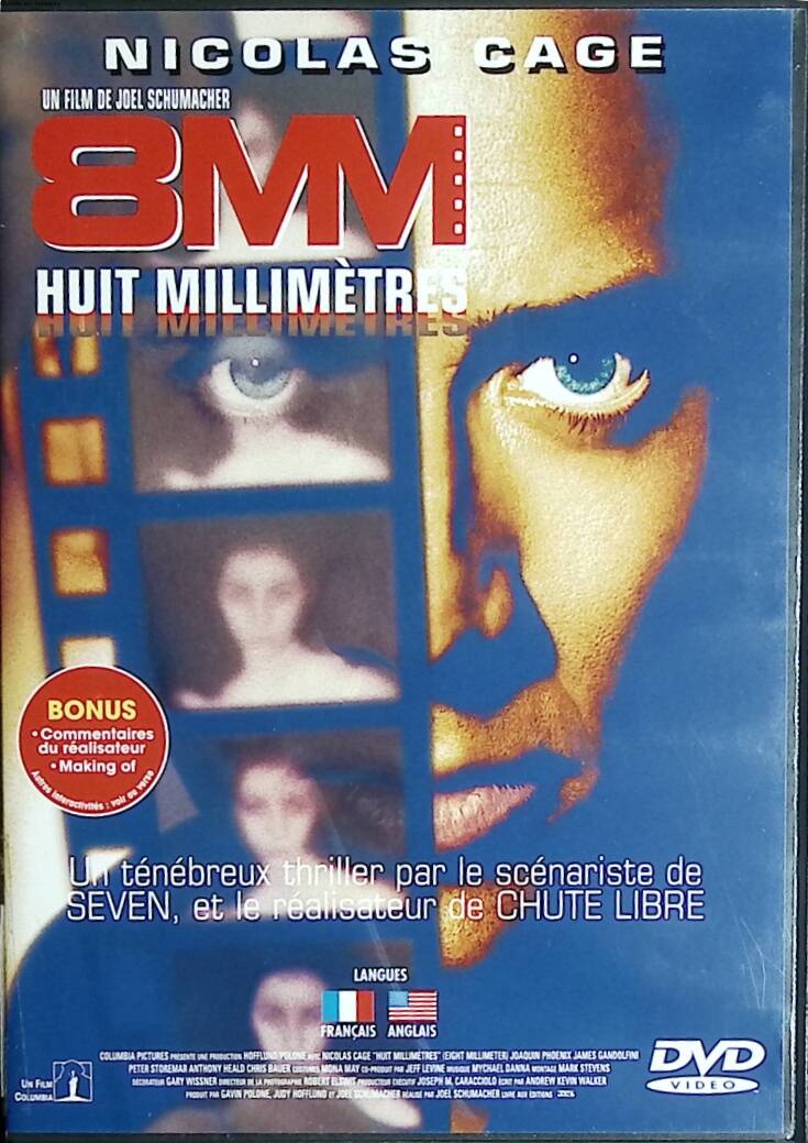 8MM - Nicolas Cage - DVD