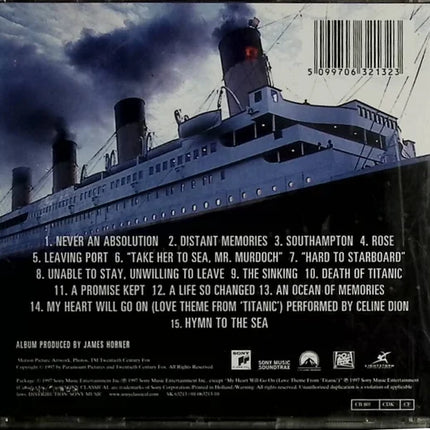 Titanic - Music From The Motion Picture - James Horner, Céline Dion - CD