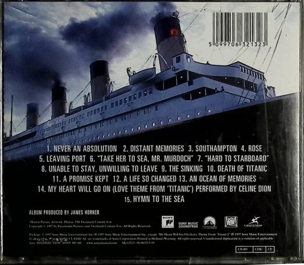 Titanic - Music From The Motion Picture - James Horner, Céline Dion - CD