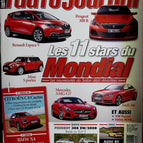The 11 stars of the World Cup - L'auto journal - n°909 - 2014 - review - car