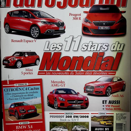 The 11 stars of the World Cup - L'auto journal - n°909 - 2014 - review - car