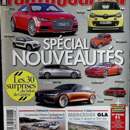 Special new releases - L'auto journal - n°902 - 2014 - magazine review - car