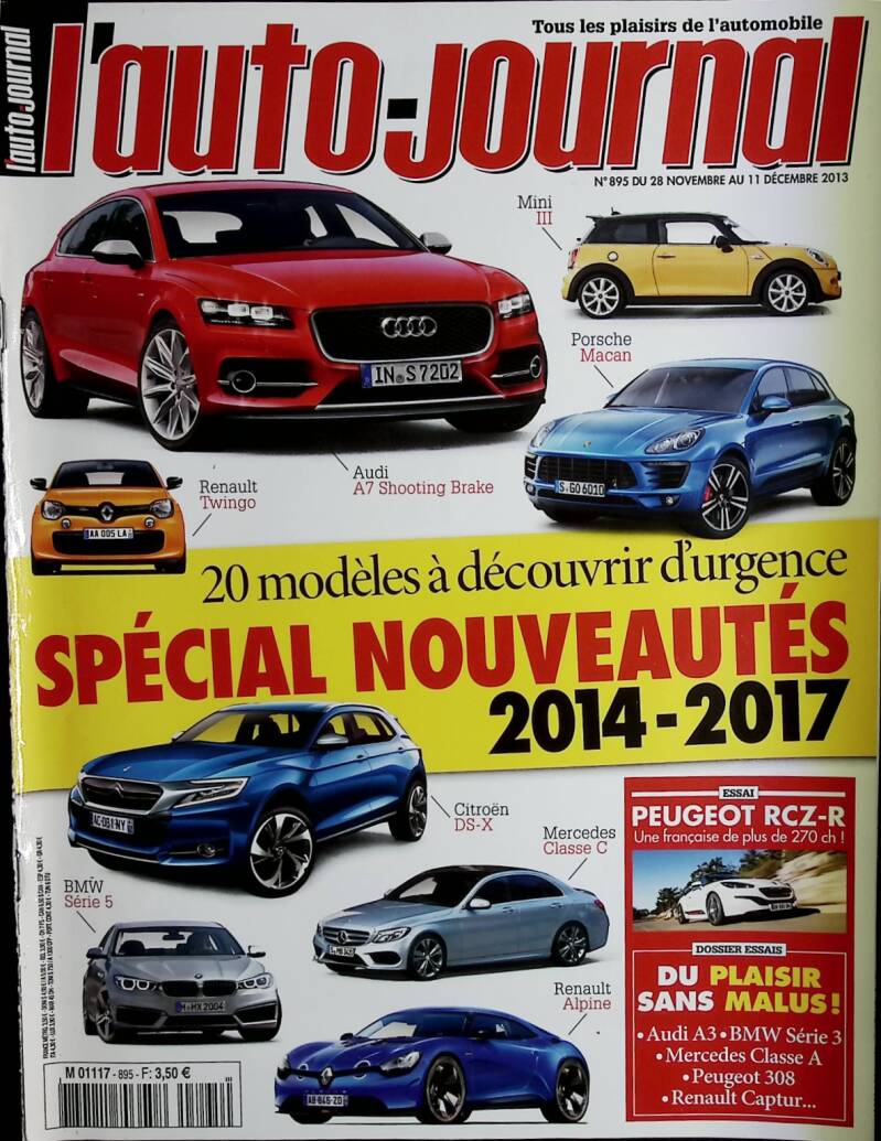 20 Modelle zum Entdecken - L'auto journal - Nr. 895 - 2013 - Zeitschriftenrezension - Auto